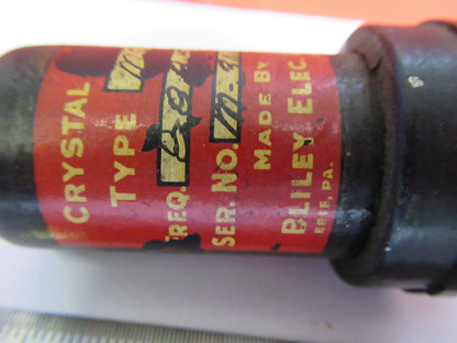 BLILEY ELECTRIC QUARTZ CRYSTAL  FREQUENCY CONTROL AS PICTURED  S3-B-84
