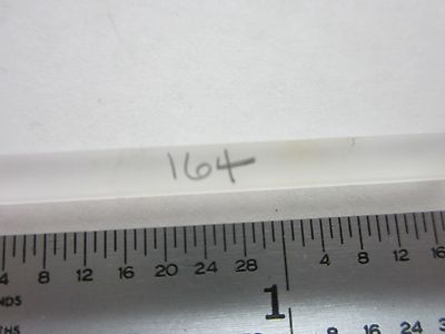 OPTICAL BI CONVEX LENS BAR 164 OPTICS AS IS BIN#R8-30