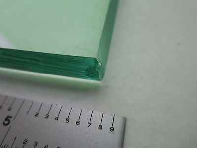 MIKROSKOPTEIL GROSSE GLASPLATTE PROBENTABELLE [Chips an den Ecken] BIN#S8-01