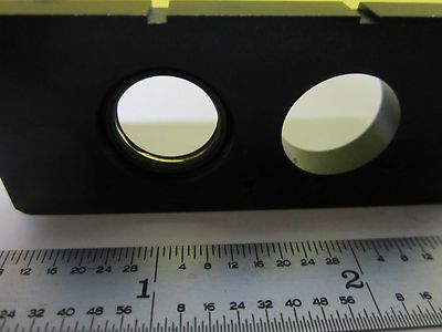 MICROSCOPE PART LEITZ GERMANY SLIDE FILTER 553392 OPTICS AS IS BIN#U2-B-25