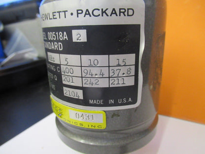 HP HEWLETT PACKARD Q FACTOR STANDARD CALIBRATOR ELECTRIC AS PICTURED &15-FT-X12
