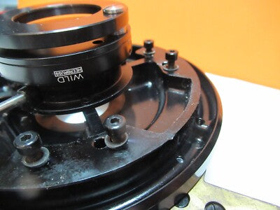 WILD M11 SWISS STAGE TABLE CLIPS BINOCULAR MICROSCOPE PART AS PICTURED &16-C-06