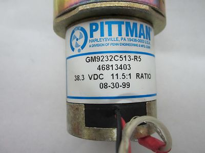 PITTMAN-MOTOR 11,5:1 ÜBERSETZUNG 38,3 VDC FÜR MIKROSKOP-PRÄZISIONSPOSITIONIERUNG BN#L6-02