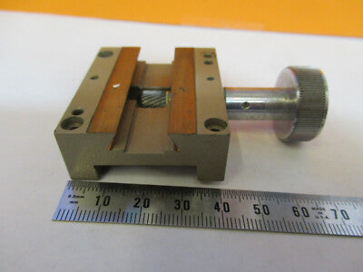 Vickers Instruments England Condenser Stage Dovetail Microscope Part