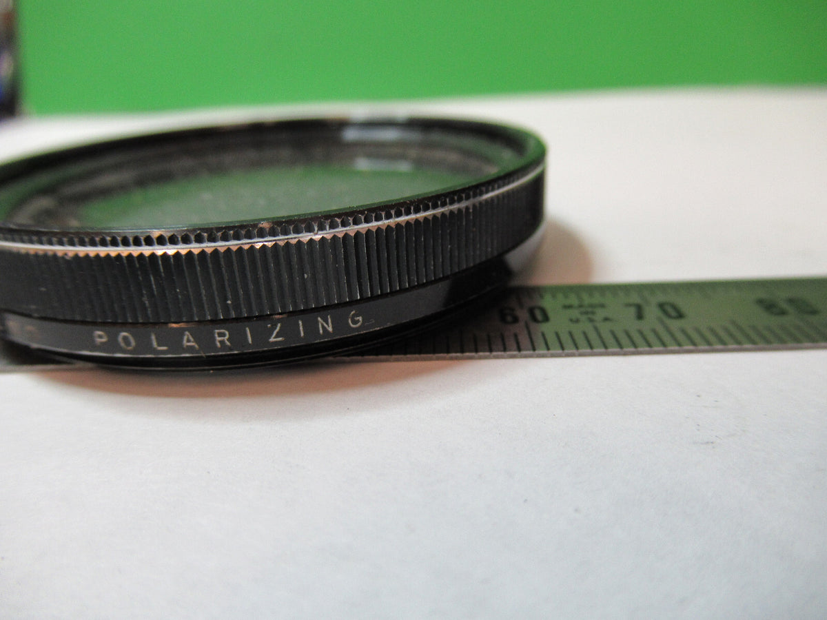OPTICAL POLARIZER VIVITAR FILTER OPTICS AS PICTURED X6-A-145