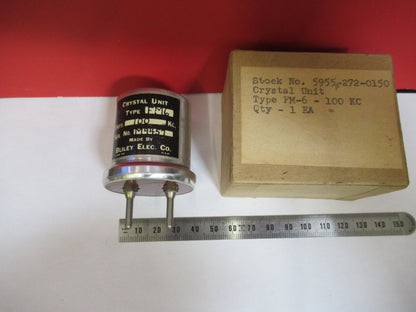 BLILEY FM6 QUARTZ CRYSTAL 100 KC FREQUENCY CONTROL RADIO AS PICTURED X3-B-11