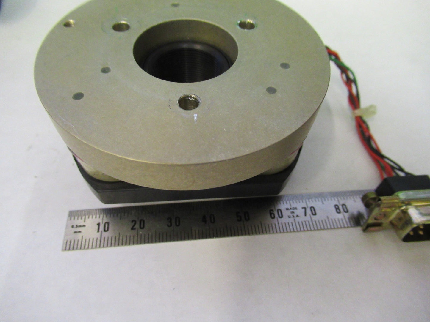 ZYGO INTERFEROMETER PZT POSITIONING ADJUST MICROSCOPE PART AS PICTURED V8-B-07