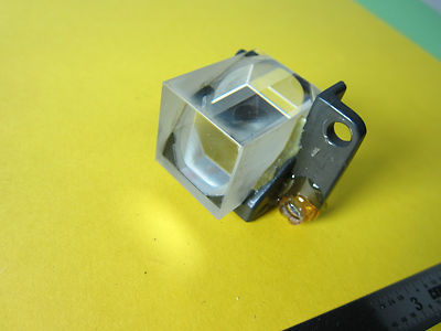 MICROSCOPE PART REICHERT LEICA PRISM BEAM SPLITTER OPTICS BIN#26-07