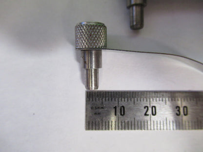 BAUSCH LOMB PAIR CLIPS STAGE MICROSCOPE PART AS PICTURED  T3-B-46