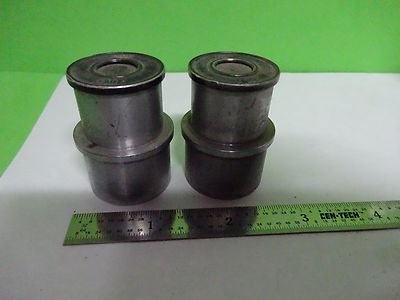 Microscope Part Eyepiece Lot 2 Ea Olympus G10X [dirty] Optics