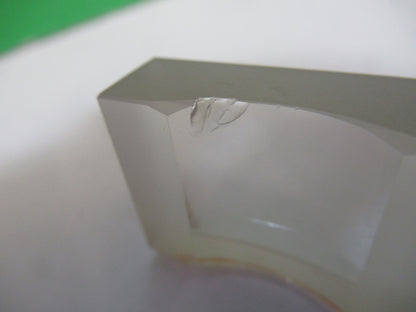 OPTICAL  RECTANGULAR PLANO CONCAVE LENS OPTICS AS PICTURED 80-B-12