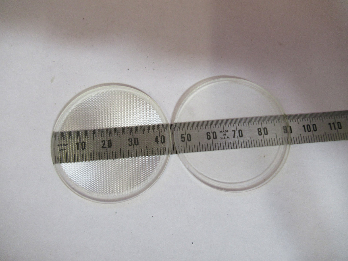 NIKON E400 ECLIPSE PLASTIC LENS DIFFUSER SET MICROSCOPE PART AS PICTURED T7-A-95