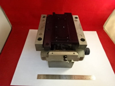 Leica Dmrb Stage Mechanism Micrometer Microscope Part