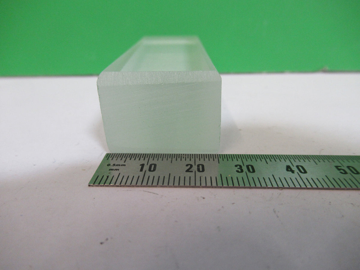 Optical Glass Block 3/4 X 1 X 3 Inches Optics