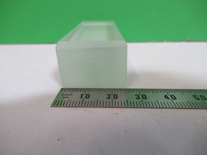Optical Glass Block 3/4 X 1 X 3 Inches Optics