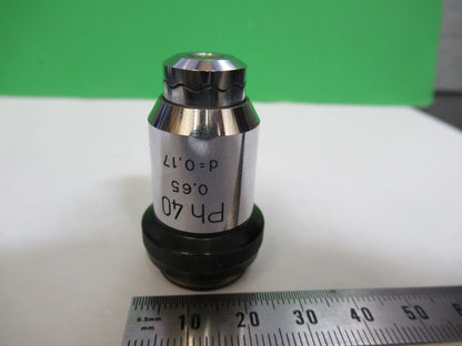Microscope Wild Swiss Objective 40X Ph Phase Lens Optics