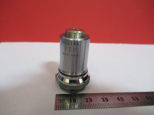 Bausch & Lomb 43X Lens Microscope Part Objective Optics AS Pic