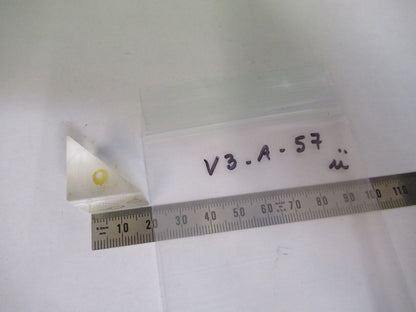 ANTIQUE BAUSCH LOMB GLASS PRISM OPTICS MICROSCOPE PART AS PICTURED  V3-A-57