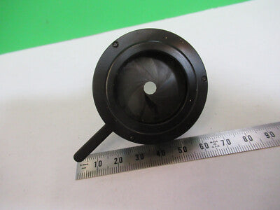 SPENCER AO ANTIQUE CONDENSER +IRIS OPTICS MICROSCOPE PART AS PICTURED &3-C-26