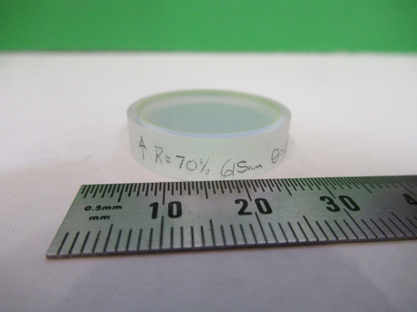 OPTICAL COATED DICHROIC MIRROR FILTER LASER OPTICS LENS AS PICTURED U8-A-127