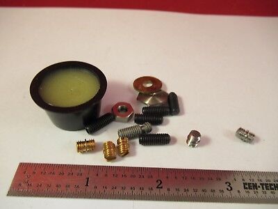 BRUEL KJAER LOT ACCESSORIES for ACCELEROMETER TEST  studs 10-32, wax #C7-A-03