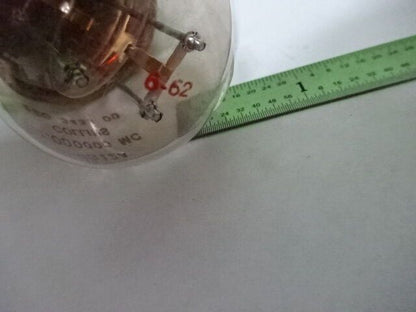 ANTIQUE QUARTZ RADIO CRYSTAL BLILEY ELECTRIC COLLINS 1 MHz GLASS FREQUENCY AQ-42