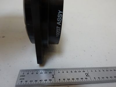 OPTICAL LARGE MOUNTED MIL SPEC CONVEX LENS LASER OPTICS AS IS BIN#D7-E-07
