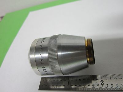 OPTICAL MICROSCOPE ERGOLUX 20X OBJECTIVE LEITZ GERMANY OPTICS AS IS BIN#3C-1-A