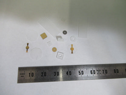 Lot Blanks Piezoelectric Quartz Crystal X-y-cut Gold Coated Piezo Sensor