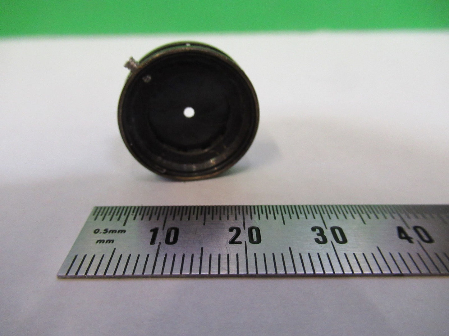 OPTICAL  IRIS DIAPHRAGM in Brass OPTICS MICROSCOPE PART AS PICTURED U8-A-68