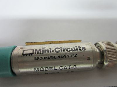 MINI CIRCUITS ATTENUATOR CAT-3 3 dB FREQUENCY RF MICROWAVE AS IS BIN#FI-V-64