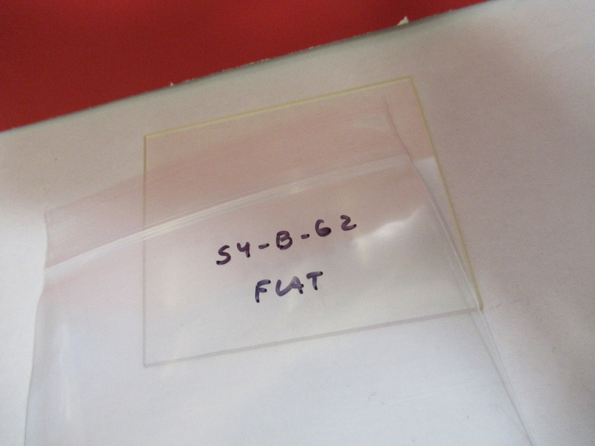 OPTICAL FLAT BK7 PLATE GLASS WINDOW OPTICS S4-B-62