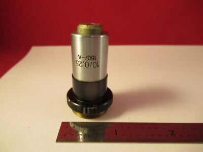 Ausjena 10X /160 Objective Dark Phase Optic Microscope Part