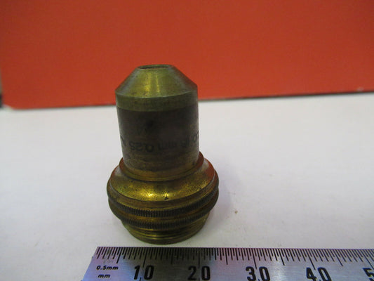 Antique Brass Bausch & Lomb Objective 10X Microscope Part