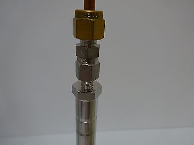 HIGH VACUUM MANIFOLD PINCH OFF ASSEMBLY CF CONFLAT 2.75"  AS IS BIN#TB-1