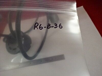 FÜR TEILE MIKROSKOP-ERSATZLAMPENKABEL ILLUMINATOR UNBEKANNTER HERSTELLER WIE IST #R6-B-36