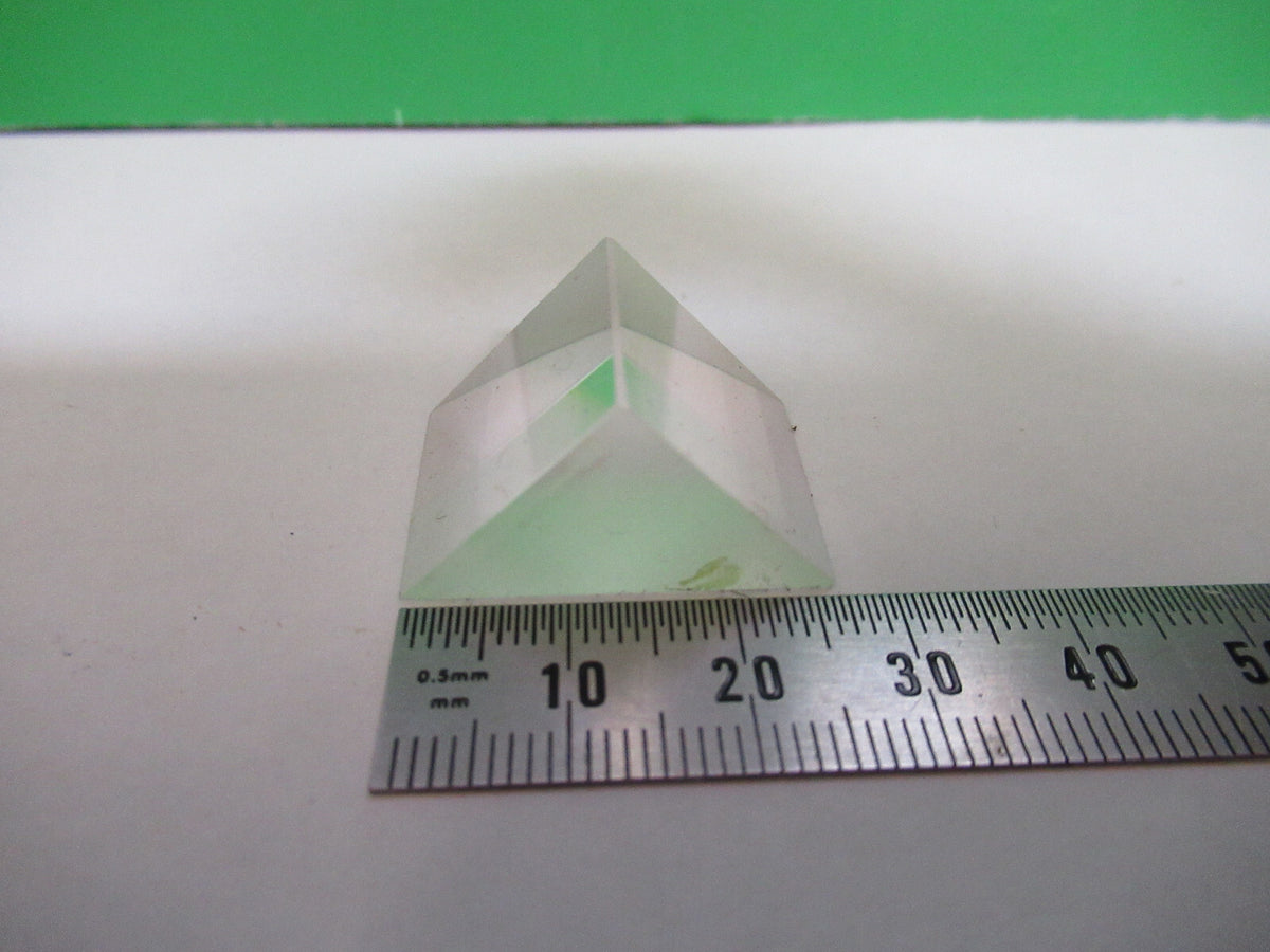 BAUSCH LOMB GLASS PRISM OPTICS MICROSCOPE OPTICAL PART AS PICTURED 98-A-04