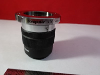 OPTICAL CAMERA ADAPTER COMPUTAR LENS FX2C + 20MM RING PRO OPTICS AS IS &S8-B-18