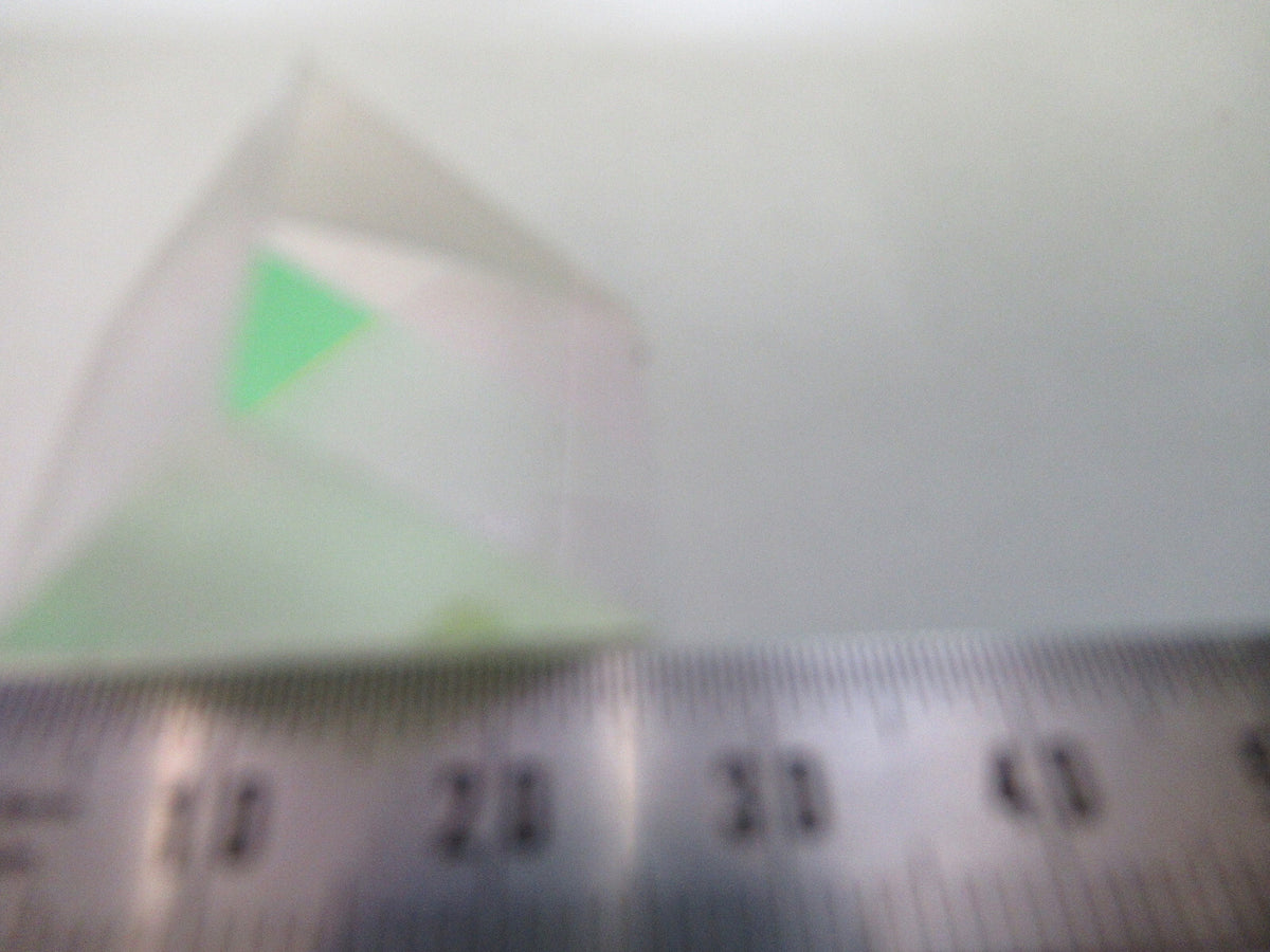 BAUSCH LOMB GLASS PRISM OPTICS MICROSCOPE OPTICAL PART AS PICTURED 98-A-04