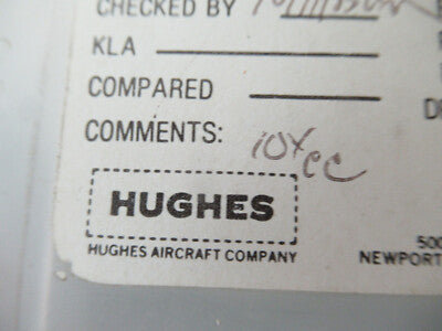 Collectable Photomask Hughes Aircraft Electronic Components Rare AS Pic