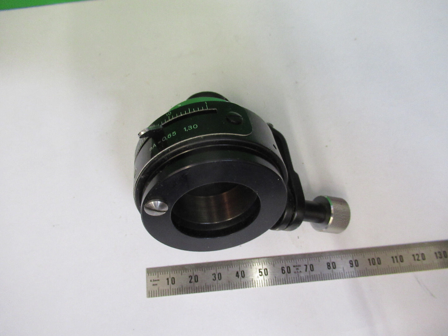 WILD SWISS M20 CONDENSER + IRIS ASSEMBLY MICROSCOPE PART AS PICTURED R8-A-63