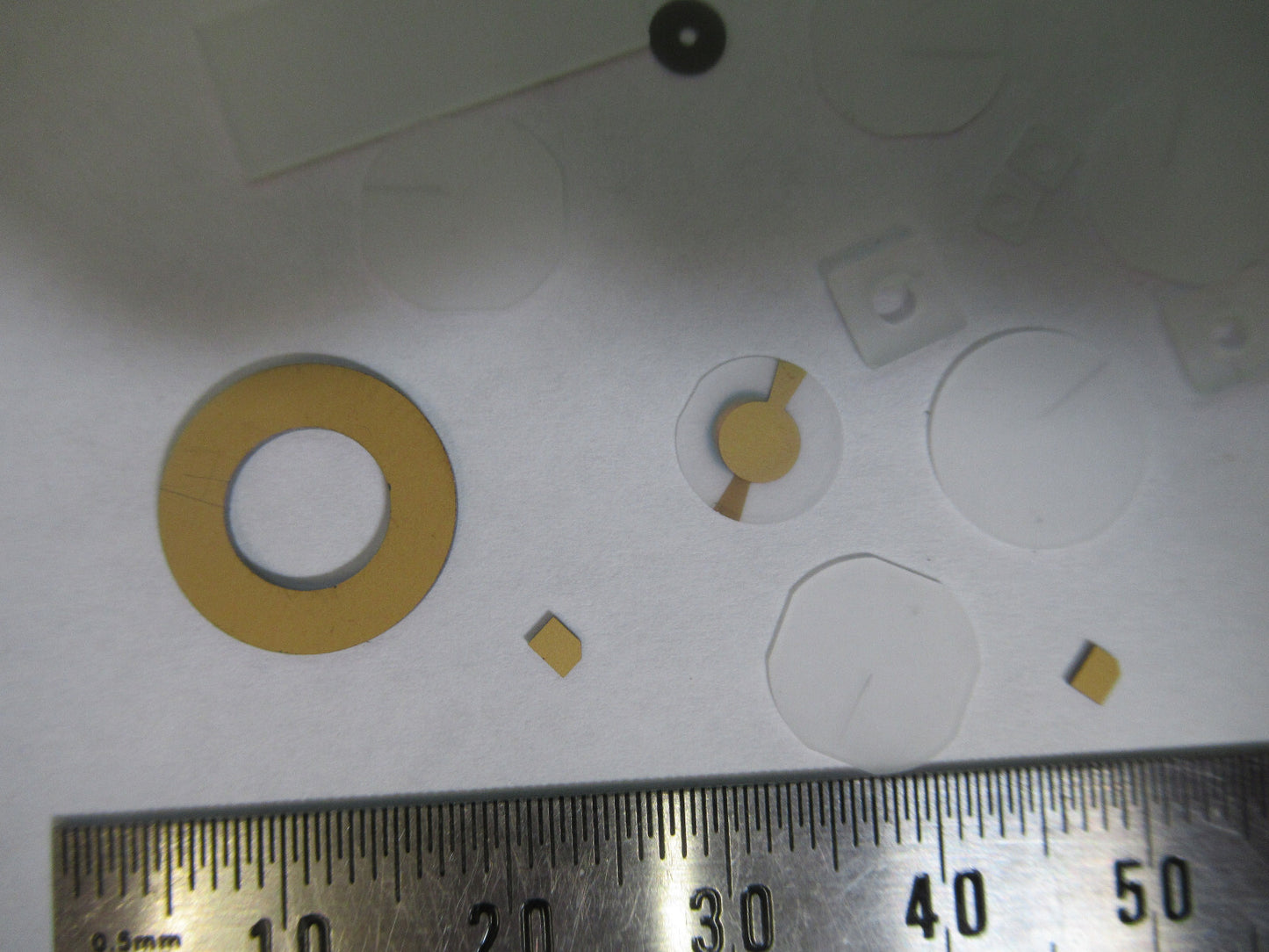 Lot Blanks Piezoelectric Quartz Crystal X-y-cut Gold Coated Piezo Sensor