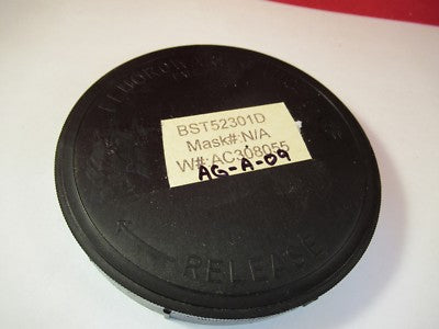 BST COATED + PLATINUM SAPPHIRE SINGLE CRYSTAL WAFER BARIUM STRONTIUM &AG-A-09