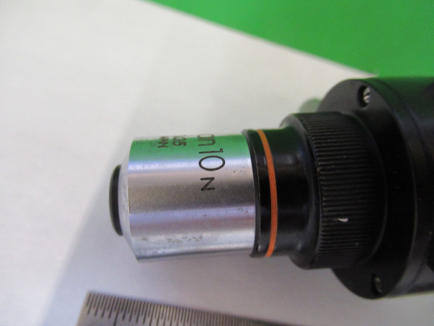 OLYMPUS JAPAN DIC M10 N NOMARSKI OBJECTIVE MICROSCOPE PART AS PICTURED Y3-B-04