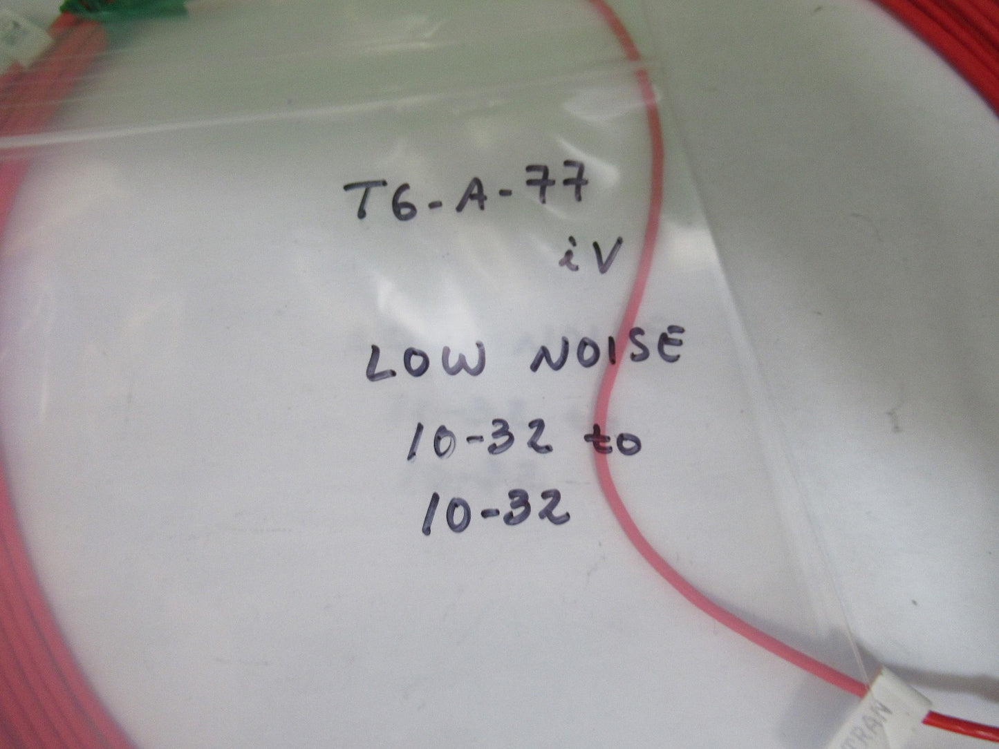 30ft CABLE for ACCELEROMETER SENSOR low noise 10-32 to 10-32 AS PICTURED T6-A-77