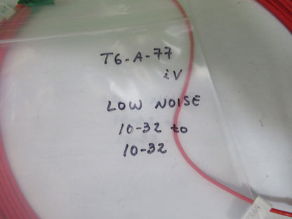 30ft CABLE for ACCELEROMETER SENSOR low noise 10-32 to 10-32 AS PICTURED T6-A-77