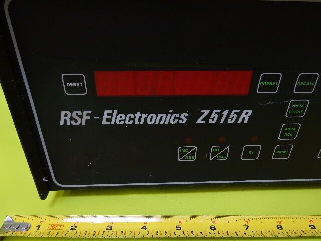 FOR PARTS  RSF ELECTRONICS Z515R READOUT MODULE POSITIONING AS IS #TD-3