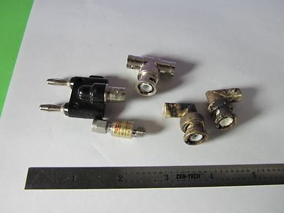 Connector BANANA BNC Elbow and Attenuator RF Microwave or Dmm Tester