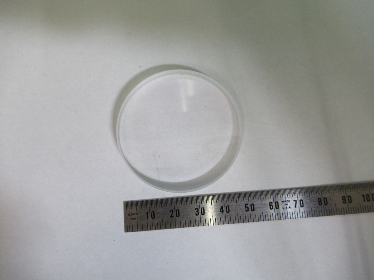 OPTICAL FLAT MIL SPEC BK7 GLASS THICK OPTICS AS PICTURED 80-B-23