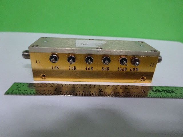 WEINSCHEL VARIABLE ATTENUATOR RF MICROWAVE FREQUENCY AS IS #7B-A-30
